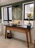 Totara and stone vanity